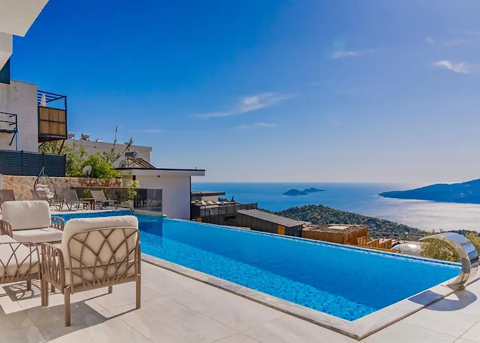 Villa Stunning Sea View Luxury In Kalkan